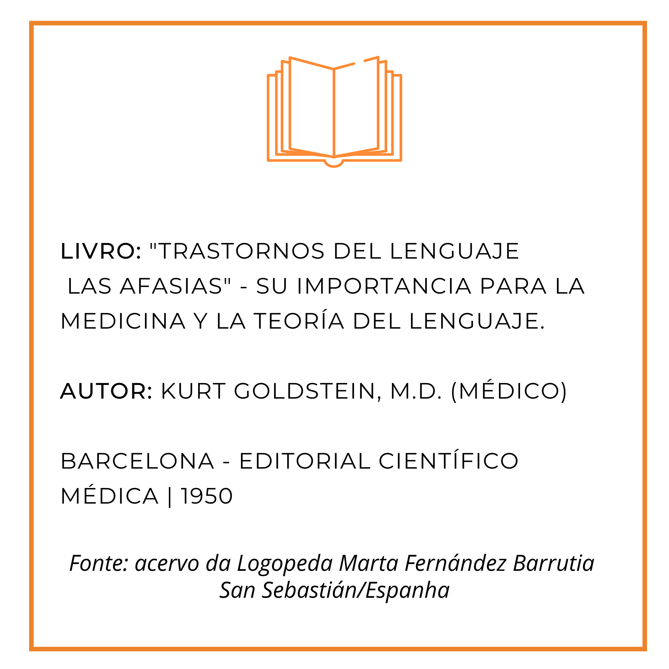 "Transtornos Del Lenguaje Las Afasias", 1950