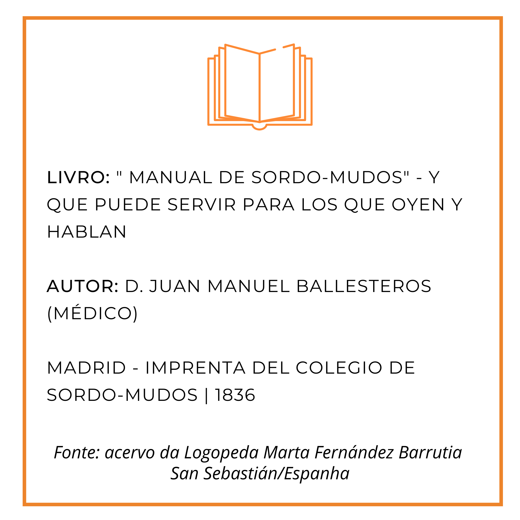 "Manual de Sordo-Mudos", 1836