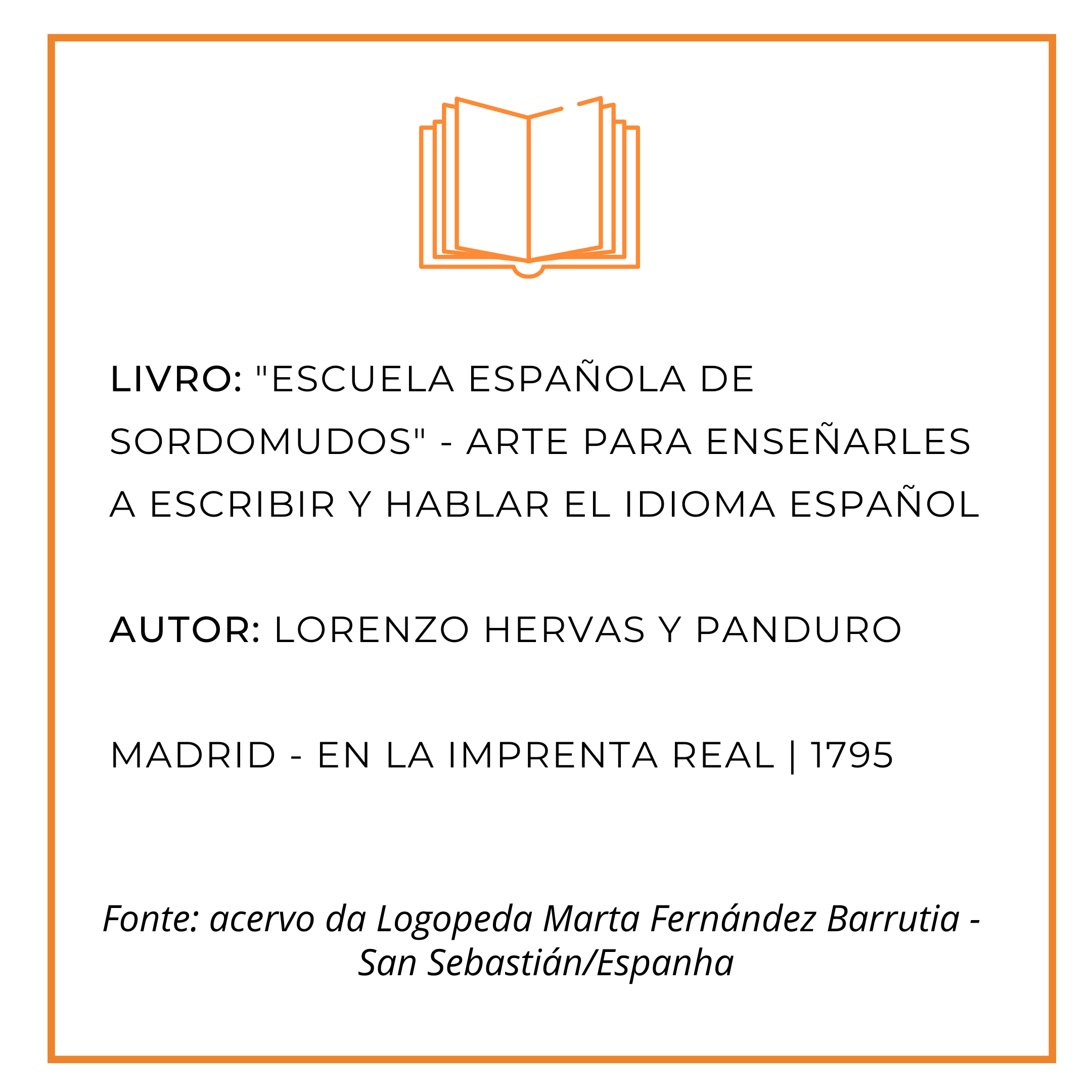 "Escuela Espanola de Sordomudos", 1795